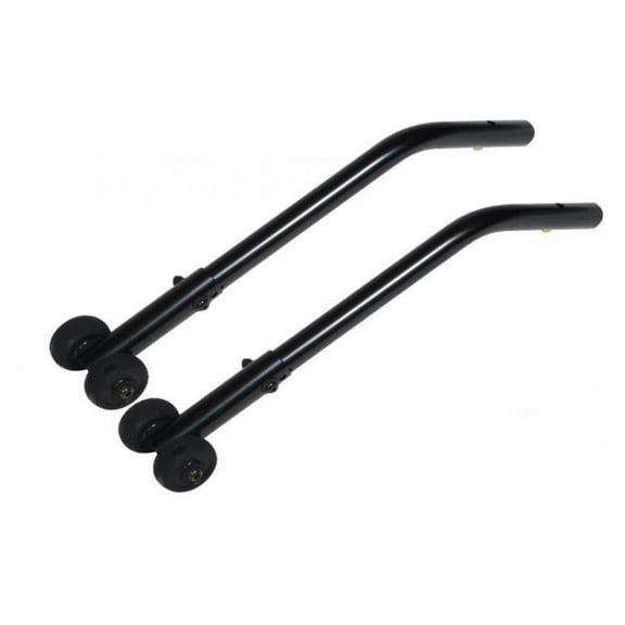 Drive Anti-Tipper, For Use With Cruiser III Wheelchairs, 14 in. L x 3 in. W x 2.5 in. H, Steel, One Pair