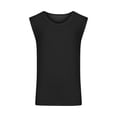 thumbnail image 5 of Mrat Gym Tank Tops Woman Women's Casual Solid Color Fashionable T-Shirt Loose Tank Tops Lace Camisole Tops for Women S-336 Black L, 5 of 6