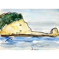 thumbnail image 2 of Dove, Arthur 14x11 Black Modern Framed Museum Art Print Titled - Target Rock, 2 of 4