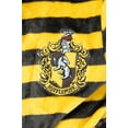 thumbnail image 4 of Harry Potter Juniors' Striped Hooded Fleece Robe Pajama Bathrobe - Gryffindor Hufflepuff Ravenclaw Slytherin, 4 of 6
