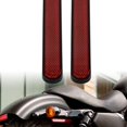 thumbnail image 3 of Royalbelle 1 Pair Motorcycle Safety Reflector Reflective Sticker Front Fork Reflector Lower Legs Slider Saddlebag Lock Covers Reflector Compatible with Trailer Cars Trucks Boat, 3 of 6