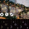 thumbnail image 3 of Spencer 120-Count LED Curtain Lights with Stars and Moons, Christmas Decorations Window Lights, Star Fairy Lights for Bedroom, 8 Modes Hanging Lights for Indoor Outdoor Party Wedding Birthday Decor, 3 of 11