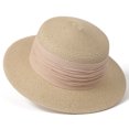 thumbnail image 4 of Mgmyaa Women French Style Pearl Flower Summer Bucket Hat Elegant Wide Brim Beach Vacation Cap Foldable Lightweight Sun Protection Headwear by Mgmyaa, 4 of 9