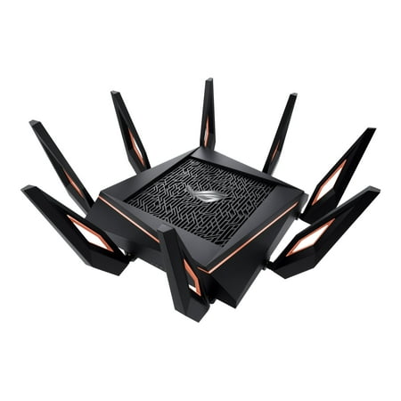 ASUS ROG Rapture GT-AX11000 - Wireless router - 4-port switch - GigE, 2.5 GigE - WAN ports: 2 - Wi-Fi 6 - Tri-Band