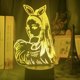 thumbnail image 1 of Lámpara nocturna Arianas Anime Decor 3D Illusion con USB, 1 of 1