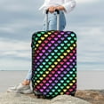 thumbnail image 7 of Fuzoiu Rainbow Hearts Print Suitcase Cover,Washable Luggage Covers for Suitcase,Elastic Luggage Protector Cover,Scratch Resistant Travel Suitcase Covers-X-Large, 7 of 7
