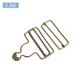 thumbnail image 3 of Unique Bargains Overall Buckles 2 Sets Retro Suspender Replacement Buckles 50mm, Bronze Tone, 3 of 6