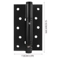 thumbnail image 2 of HINTRMENT 1Pcs Automatic Door Closing Spring Hinge for Apartments 4.92X3.07X0.12In, 2 of 8