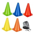 thumbnail image 4 of Conos para entrenamiento de fútbol, ​​conos de fútbol, ​​resistentes, marcadores de campo, portátiles, conos deportivos con bolsa de almacenamiento 16 piezas, 4 of 8