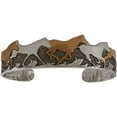 thumbnail image 2 of Montana Silversmiths Women's Southwest Lifestyle Cuff Bracelet Horses of a Different Color, 2 of 4