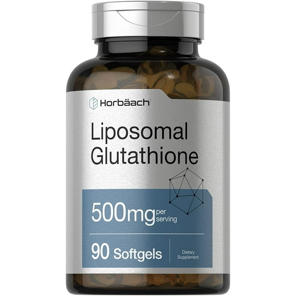 Liposomal Glutathione | 500mg | 90 Softgels | Non-GMO and Gluten Free Supplement | by Horbaach