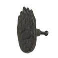 thumbnail image 3 of Zeckos Brown Cast Iron Animal Tracks Bear Foot Cabinet Knob Set of 6, 3 of 5