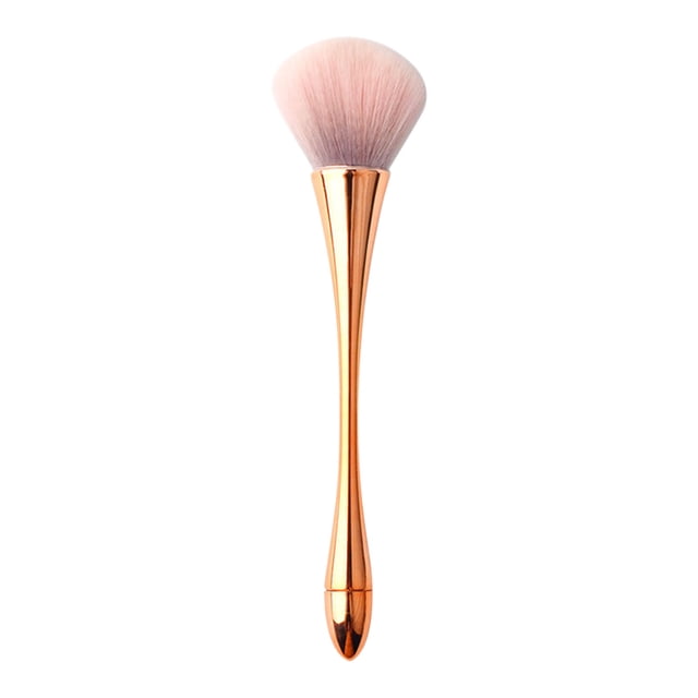 Xihbxyly Juego de Brochas de Maquillaje, Brochas Cosméticas de Nailon Suave, Brocha para Rubor, Sombra de Ojos y Labios con Mango de Madera, Uso Profesional y Personal, Diseño En Forma de "S", Fácil