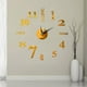 thumbnail image 5 of Reloj de Pared Ganfancp Diseño Espejo Pegatina Decorativa Grandes Relojes de Pared para Sala de Estar, 5 of 7