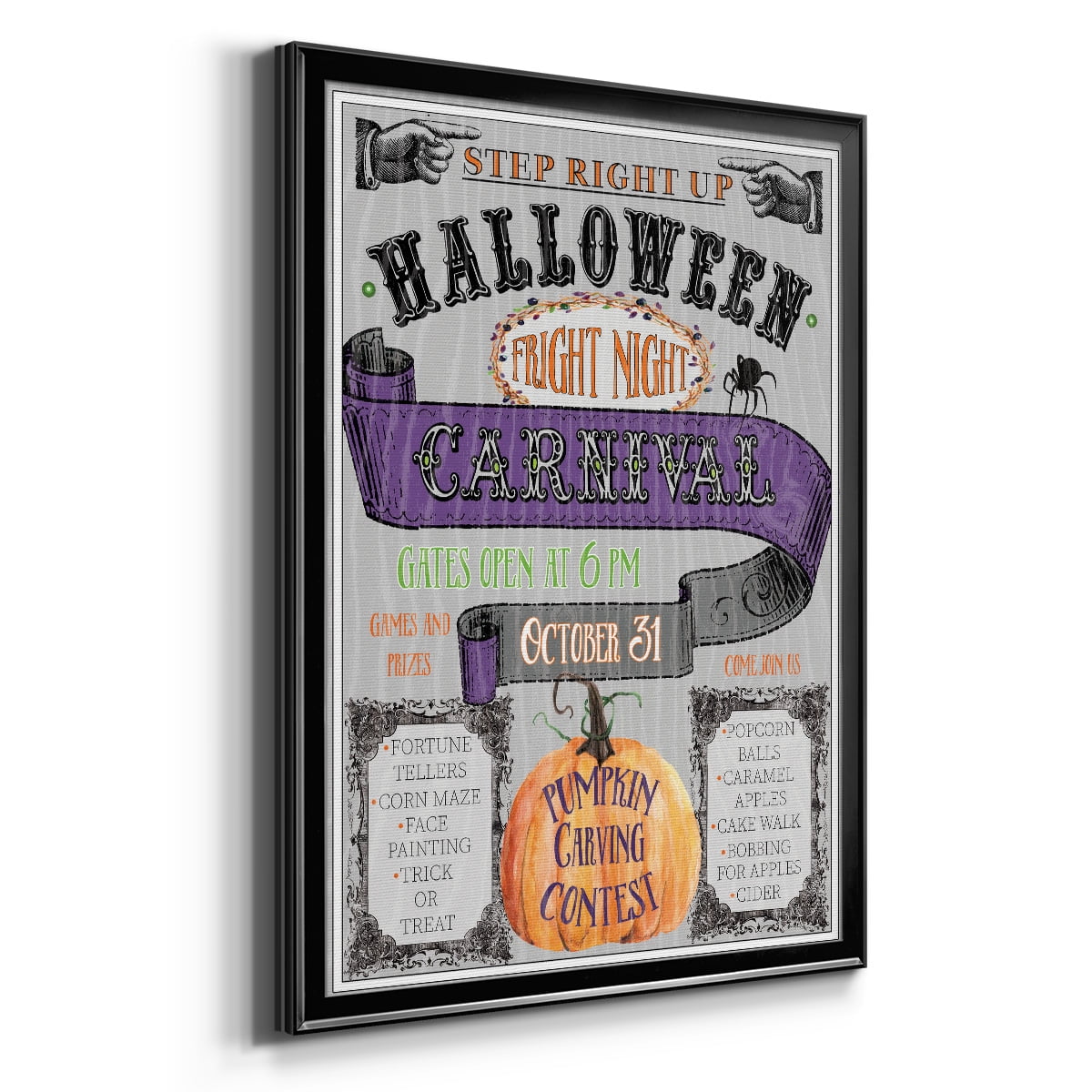 Carnival Sign Premium Classic Framed Print - Ready to Hang