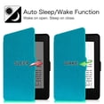 thumbnail image 3 of Funda FINTIE SlimShell para Kindle Paperwhite 2012-2017 Azul, 3 of 9