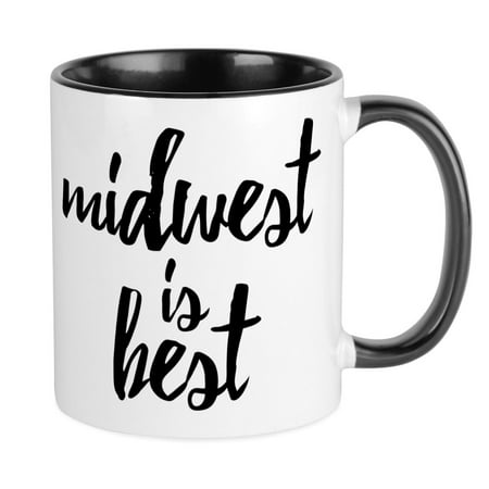 

CafePress - Midwest Is Best - Ceramic Coffee Tea Novelty Mug Cup 11 oz