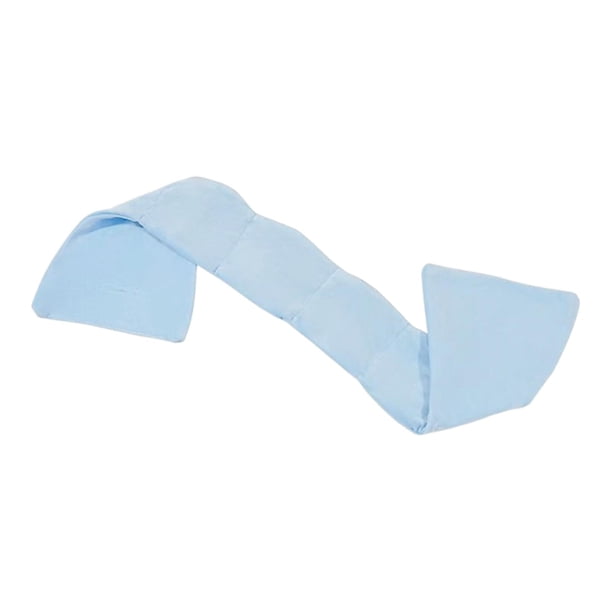 Antifaz para dormir con peso, suave, de terciopelo, transpirable, bloqueador de luz y opacidad. Azul
