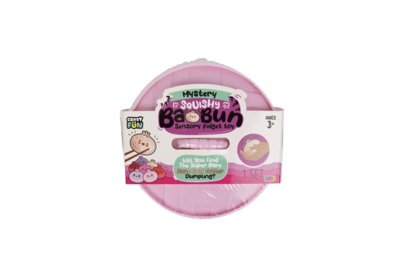 Crazy fun RMS "WILL YOU GET GLITTER?  valentine squishi squishy mystery bun dumpling -2 pack