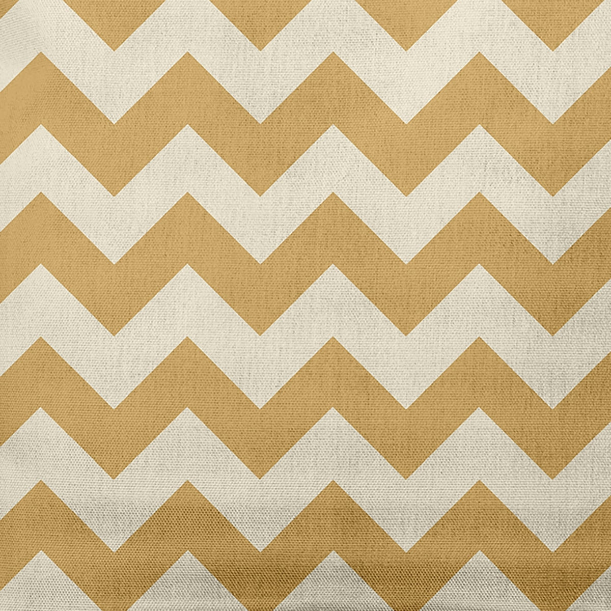 Simply Daisy Yellow Colored Zig Zag Stripe Soft Spun Polyester Decorative Throw Pillow, 16" x 16"