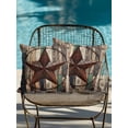 thumbnail image 4 of Outdoor Pillows Waterproof, Western Texas Stars Bedding Throw Pillows with Insert for Couch Sofa Bed, Farmhouse Vintage Wooden Plank 16x16 Inch Pillowcases Decorative Camping Patio Pillow Set of 2, 4 of 8