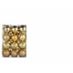 thumbnail image 4 of 24 Bolas de Adorno de Árbol de Navidad 3cm, 2pc, Dorado, Ornamento de Árbol de Navidad, Caja Cuadrada, 4 of 5
