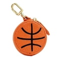 thumbnail image 1 of Mini Porte-Monnaie PU Mignon Sac Multifonctionnel Suspendu Portefeuille Rugby Football Mini Basketball, 1 of 8