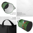 thumbnail image 3 of KLL Red-Eyed Tree Frog-1 Waterproof Foldable Laundry Hamper Bucket with Handles for Storage Bin,Kids Room,Home Organizer (Medium ), 3 of 7