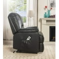 thumbnail image 3 of ACME Ixora Recliner w/Power Lift & Massage in Black PU 59285, 3 of 7