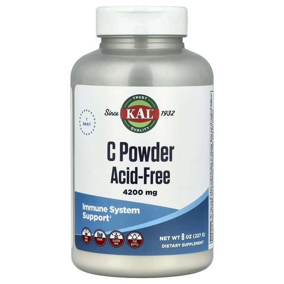 Kal - Vitamin C Powder Acid-Free - 8 oz.