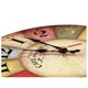 thumbnail image 4 of 12 Inch Retro Wooden Wall Clock Farmhouse Decor, Silent Non Ticking Wall Clocks Large Decorative - B, 4 of 5