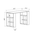 thumbnail image 3 of Ada Home Décor Dania 3 Tier Desk, White, 3 of 3