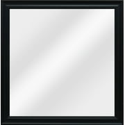 Mainstays Wall Mirror Square, 16In X 16In, Black