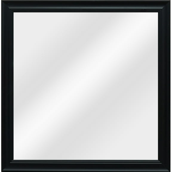 Mainstays Square Wall Mirror, Black, 16" x 16"