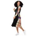 thumbnail image 2 of CWMBS by Tae’ Store: Wordy Wit It Dress, All-Over Print Long Sleeve Midi Dress, 2 of 3