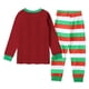 thumbnail image 3 of Conjunto de pijamas de Navidad para niños y niñas, ropa de dormir con dibujos animados, Tops y pantalones de algodón, 2 piezas, invierno, 2023, 3 of 3