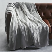 Better Homes & Gardens Oversized Throw Blanket, 50" x 70", Silver