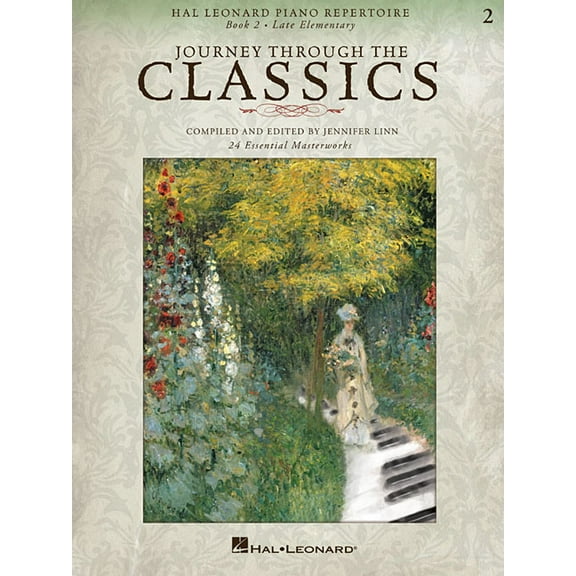 Journey Through the Classics: Book 2 Late Elementary: Hal Leonard Piano Repertoire, (Paperback)