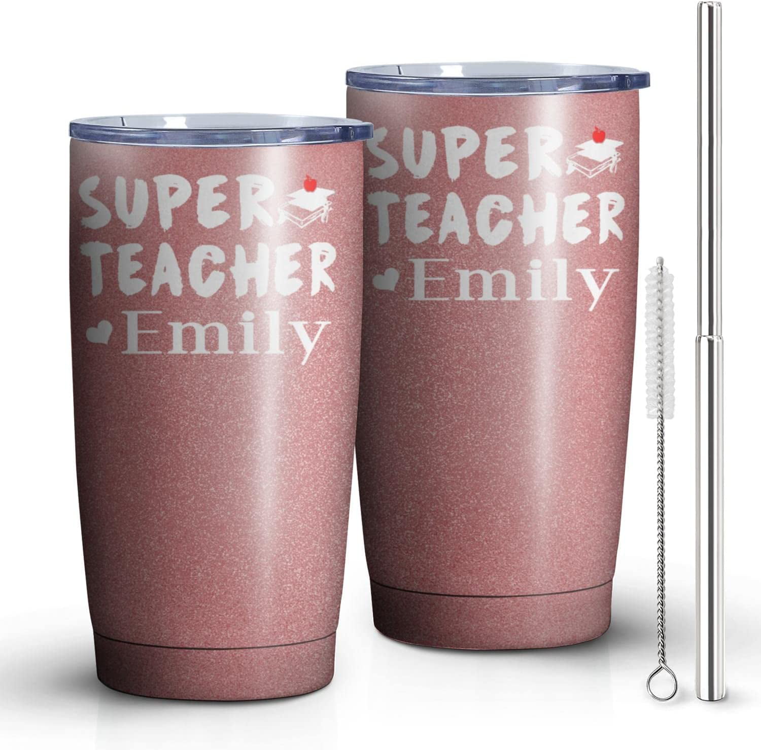 Teacher Tumbler - Best Teacher Ever Travel Coffee Mug Appreciation Gift For  Teachers - Stainless Steel Tumblers Awesome Gifts For Birthday, Christmas,  Graduation Day, Back To School - Temu