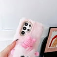 thumbnail image 5 of Nalacover Furry Plush Case for Samsung Galaxy S22 Ultra, Shining Sparkle Rhinestones Cute Cartoon Briquette Fluffy Thin Cover with Warm Cold Weather Glitter Diamond Lens Frame Protection Case,Black, 5 of 7
