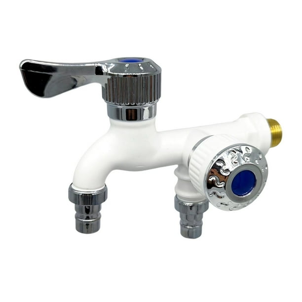Grifos de jardín de control dual grifo de baño de uno en dos uso doméstico de plástico