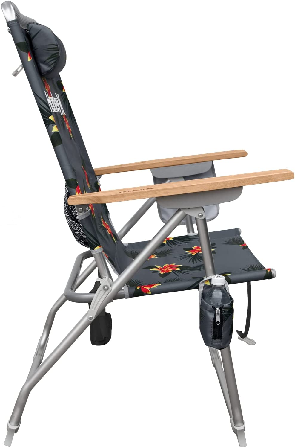 Hurley Hi-Boy Wood Arm Beach Chair, Moana, Storm