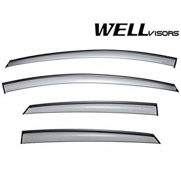 WellVisors Side Window Wind Deflector Visors Ford Focus 12up 2012 2013 2014 2015 2016 with