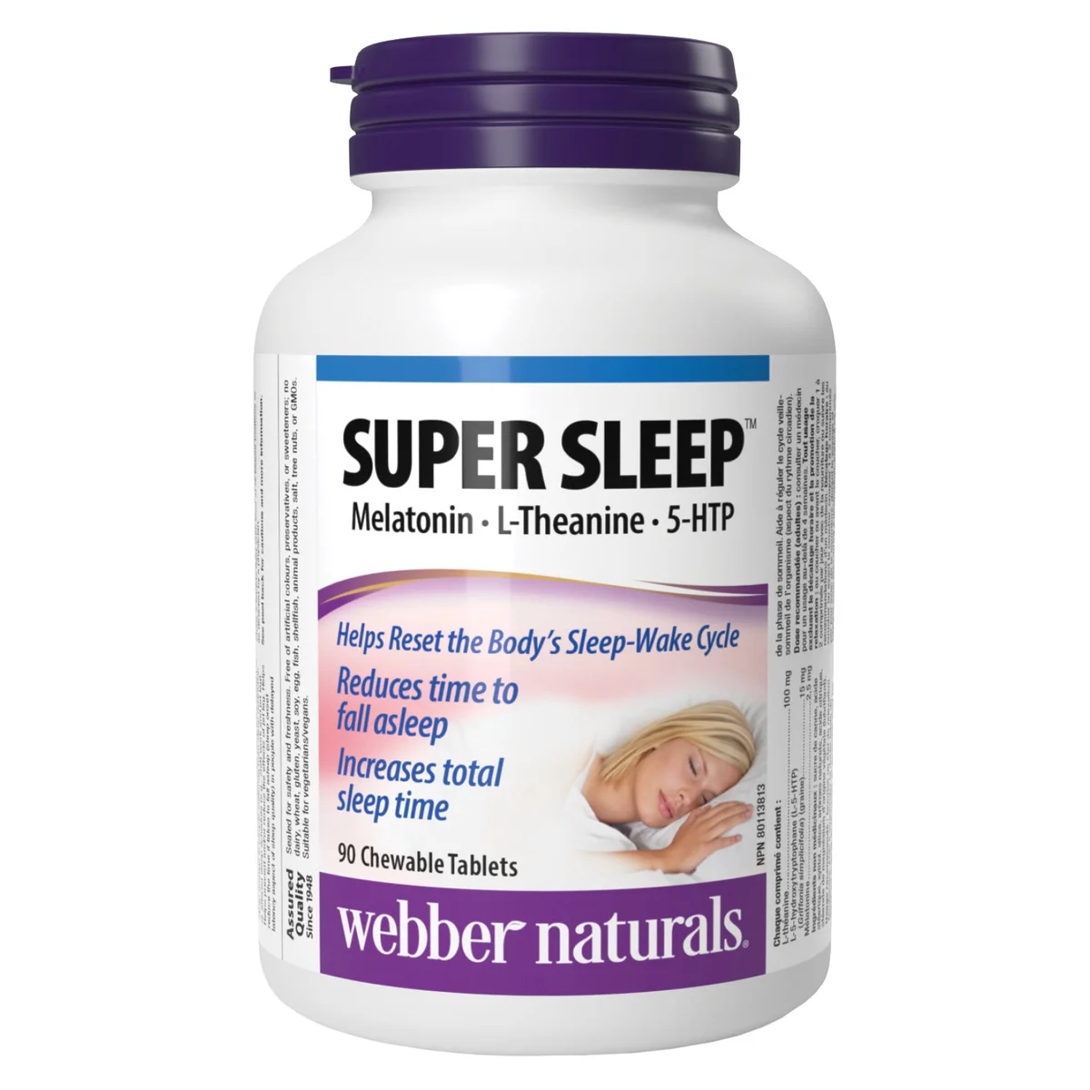Webber Naturals webber naturals Super Sleep 90 Soft-Melt Tablets
