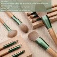 thumbnail image 3 of Professional Makeup Brush Set, Wooden Handle Makeup Brush Set Soft 10pcs Reusable Portable Easy To Use  For Party For Travel, 3 of 8