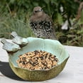 thumbnail image 4 of Round Bird Baths with Two Ceramic Decorative Birds for Wild Birds Outdoor Bird Feeder Bird Feeder Outdoor Free Standing Bird Feeder, 4 of 5