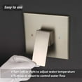 thumbnail image 5 of Boyel Living 10 inch Rain Shower System Single Function Wall Mount Square Showerhead,Brushed Nickel, 5 of 8