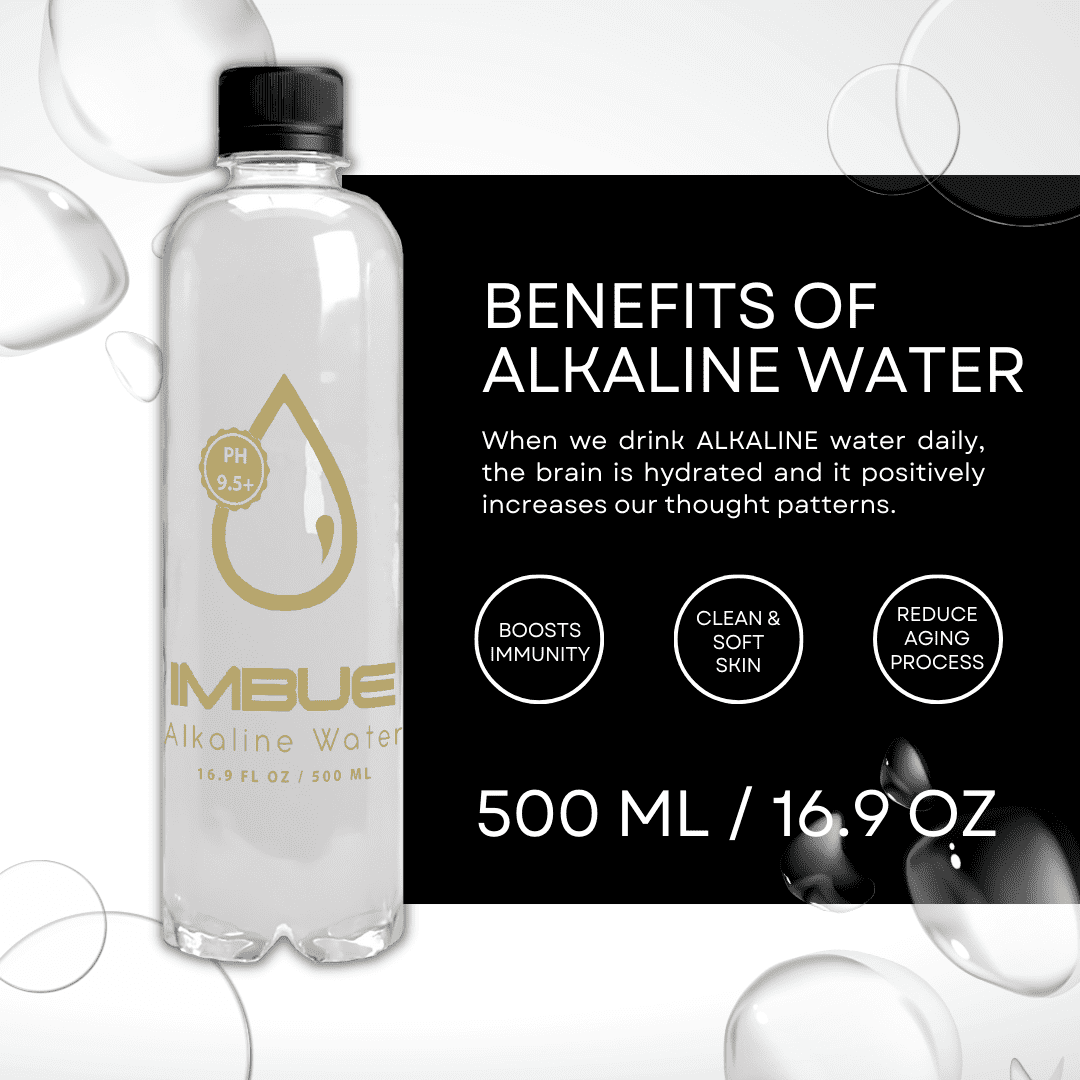24 Pack - 500 ml Imbue Alkaline Water