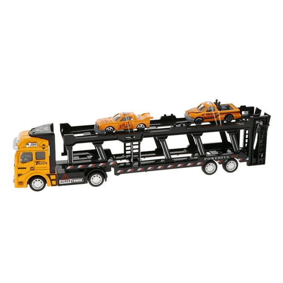 Carros de juguete con camión transportador Amarillo Sunnimix Mini Toy