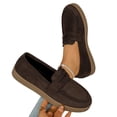 thumbnail image 4 of Wensltd Women's Loafers Slip On Flat Shoes Suede Upper Spring Autumn Daily Soft Walking Shoes Brown, 4 of 8